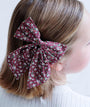 Agnes Oversided Bow Set Burgundy - Into The Woods