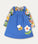 Polly Pinafore Outfit - Blue Tang/Retro Happy