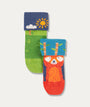 Fun Fold Over Socks 2 Pack - Red Panda Multipack