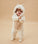 Faux Fur Polar Bear Pramsuit - Ecru