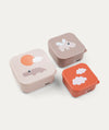 Snack Box Set 3 pcs - Happy clouds Powder