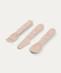 Foodie Cutlery Set - Happy dots Powder