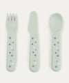 Foodie Cutlery Set - Happy dots Green