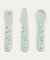 Foodie Cutlery Set - Happy dots Green