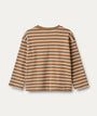 T shirt L/S Dallas -  Caramel stripe