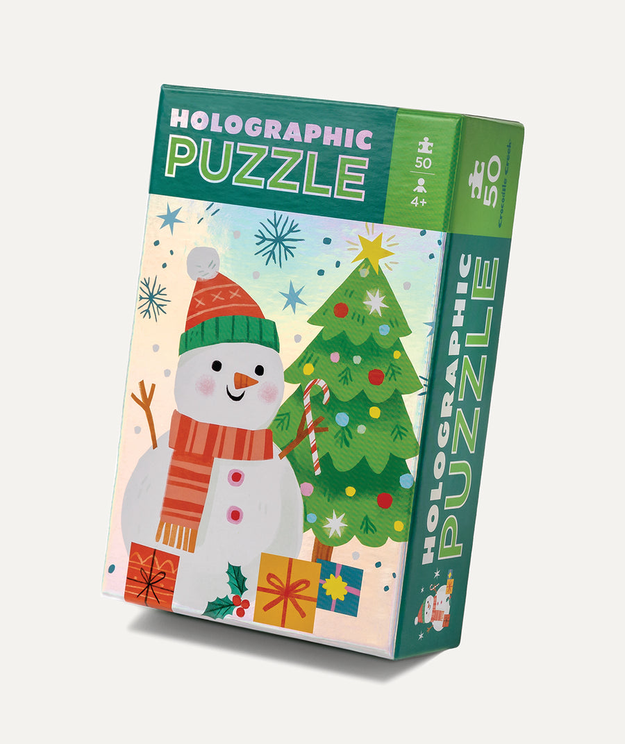 Snowman 50-pc Holographic Puzzle - Multi