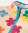 Zipped Ted Fleece Jacket - Flower Pop