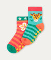 Grippy Socks 2 Pack - Giraffe Multipack