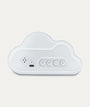Digital Cloud Alarm Clock with Thermometer: White
