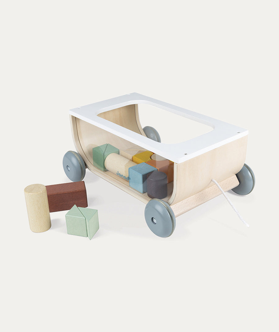 Sweet Cocoon Cart With Blocks: Multi