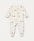 Jolly Journey Two Way Zip Up Sleepsuit - Tofu Christmas Print