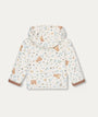 Bear Print Reversible Hooded Jacket - Honey Bear Print