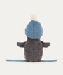 Peanut Penguin Snowboarding Small - Grey