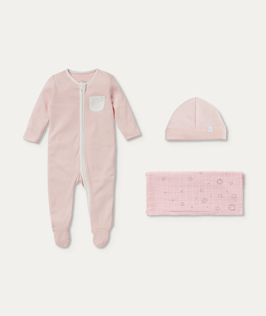 Take me Home Set - Blush Stripe