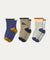 3-Pack Eloy Anti-Slip Baby Socks - Dino / Mist mix