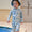 Long Sleeve Sunsuit: Sealife Print