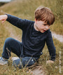 Perfect Long Sleeve Tee - Denim Blue