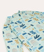 Long Sleeve Sunsuit - Sealife Print