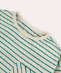 Striped Raglan Tee - Jade Stripe