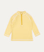 Seersucker Zip Front Rash Vest -  Yellow Seersucker