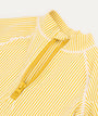 Seersucker Zip Front Rash Vest -  Yellow Seersucker