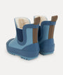 Short Rain Boot - Cornflower/ Bark Mix