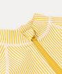 3/4 Sleeve Seersucker Sunsuit -  Yellow Seersucker