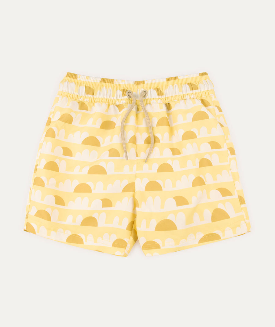 Recycled Swim Shorts -  Sunshine Print