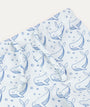 Recycled Swim Trunks -  Bubbles Whale Print