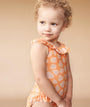 Frill Swimsuit - Apricot Shell