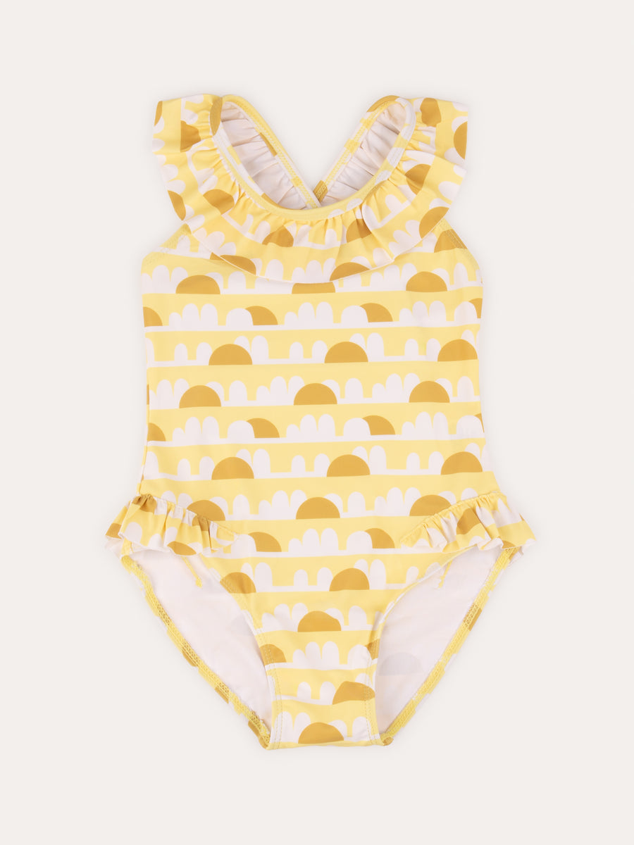 Frill Swimsuit -  Sunshine Print