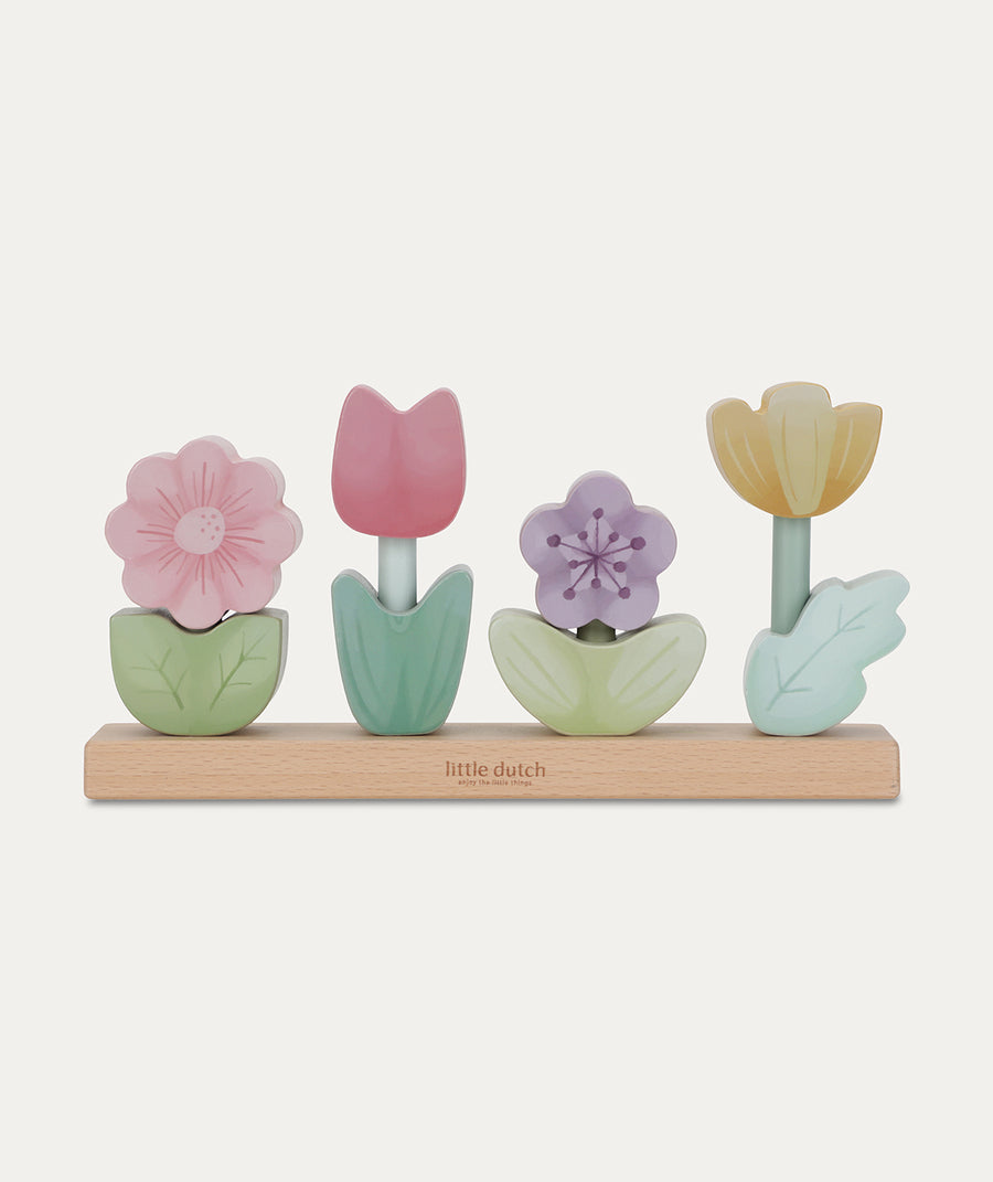 Stacking Puzzle Flowers - Fairy Garden