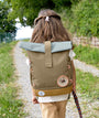 Mini Rolltop Backpack: Nature olive