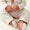 3-Pack Eloy Anti-Slip Baby Socks: Bunny / Sandy mix