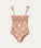 Larisa Printed Swimsuit - Shell / Pale tuscany