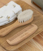 Baby Brush & Comb Set: Beige