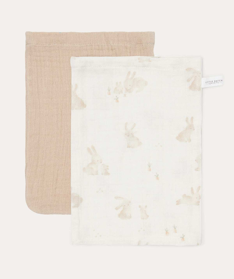 Washcloths Muslin Set - Multi Baby Bunny