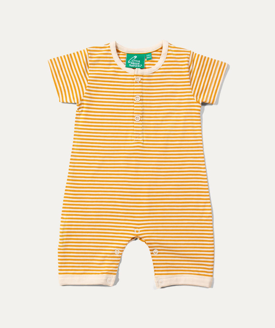 Organic Shortie Romper - Gold