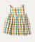 Rainbow Striped Reversible Pinny Dress - Multi