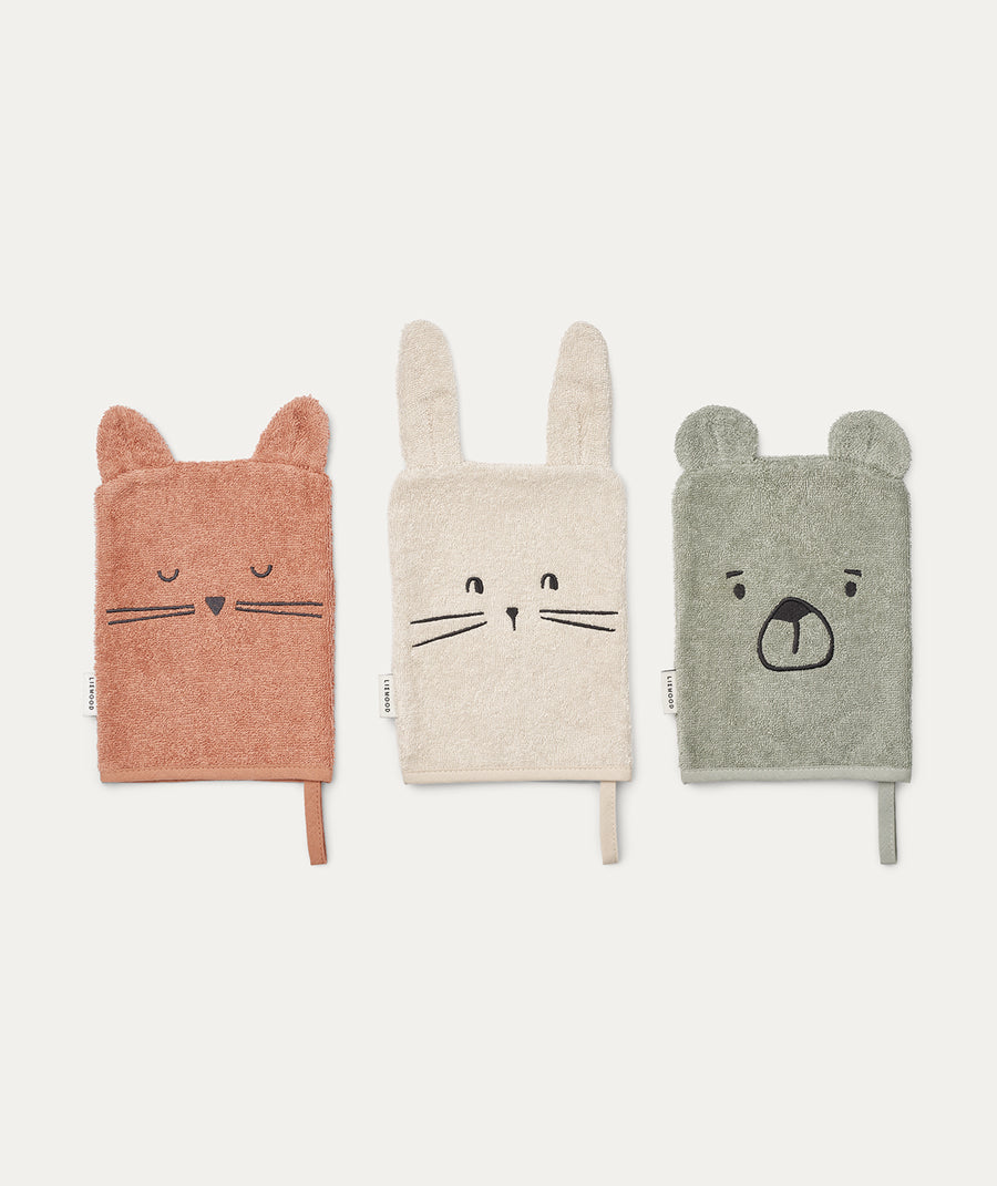 3-Pack Sylvester Washcloth - Multi