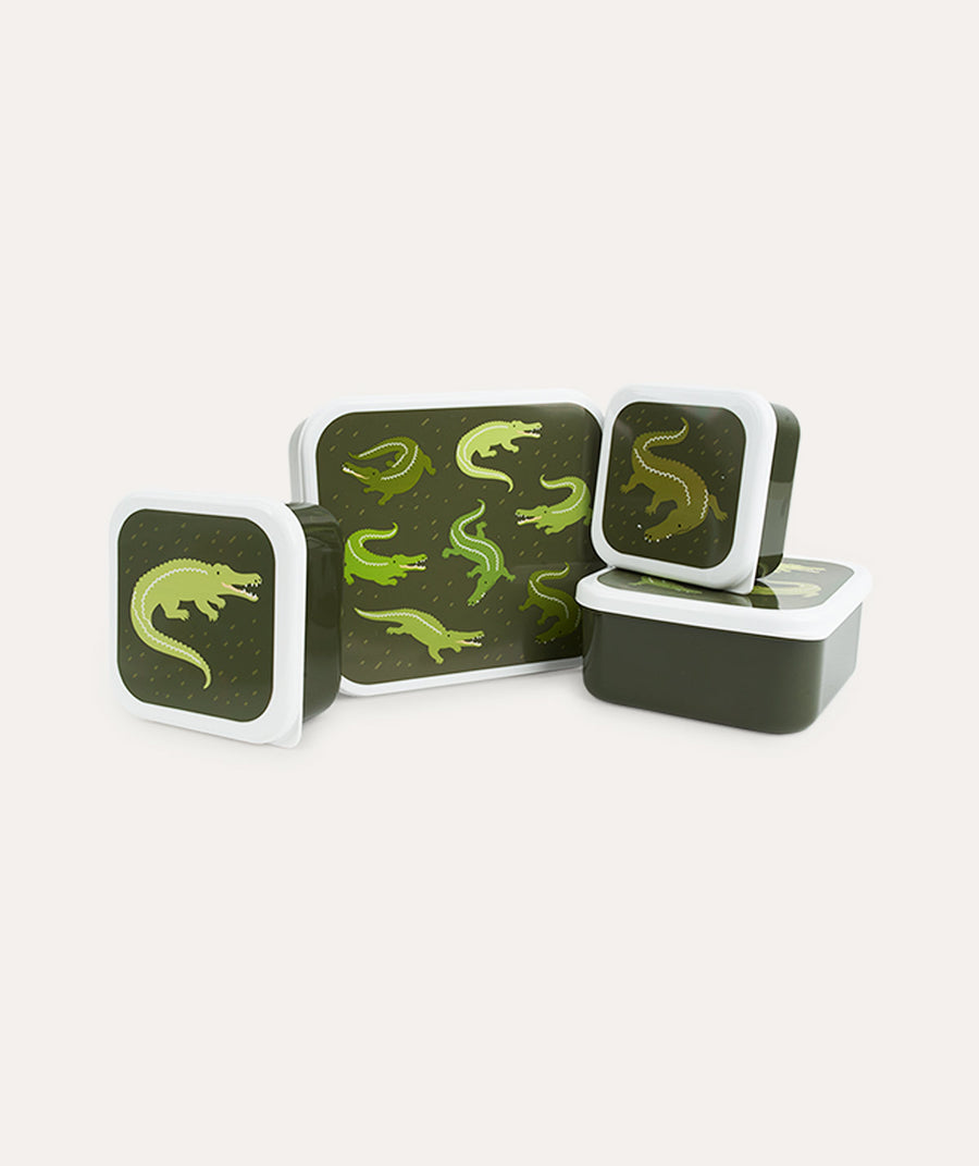 Lunch & Snack Box Set - Crocodile