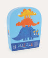 12 Piece Mini Puzzle Dino Friends - Blue