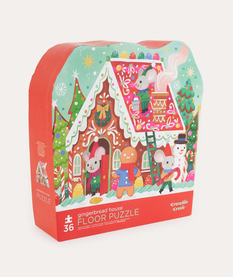 36 Piece Puzzle Gingerbread House - Multi