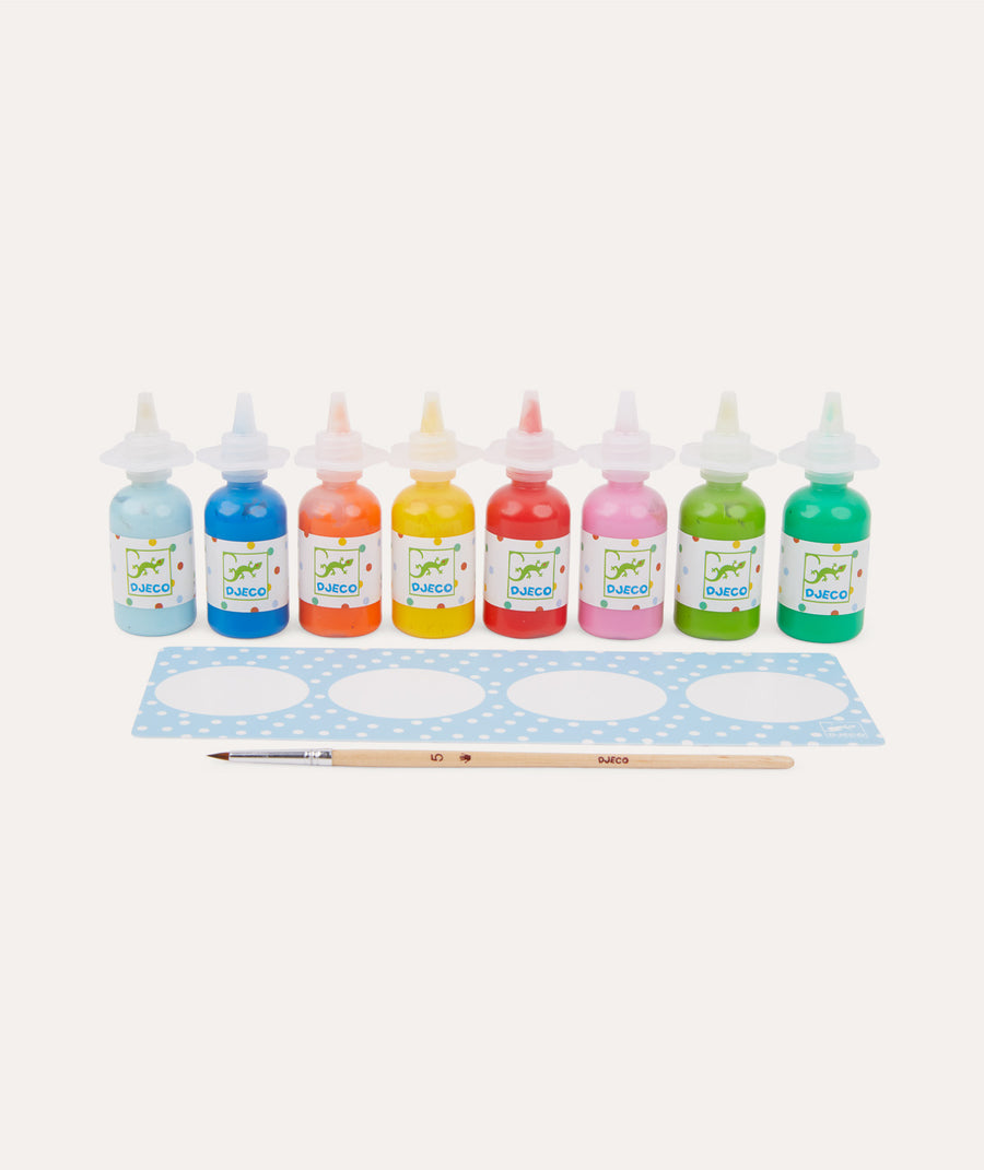 8 Bottles Of Poster Paint - Multi