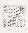 2 Pack Burp Cloth - Happy Dots Powder