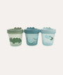 3 Pack Baby Food Containers - Green