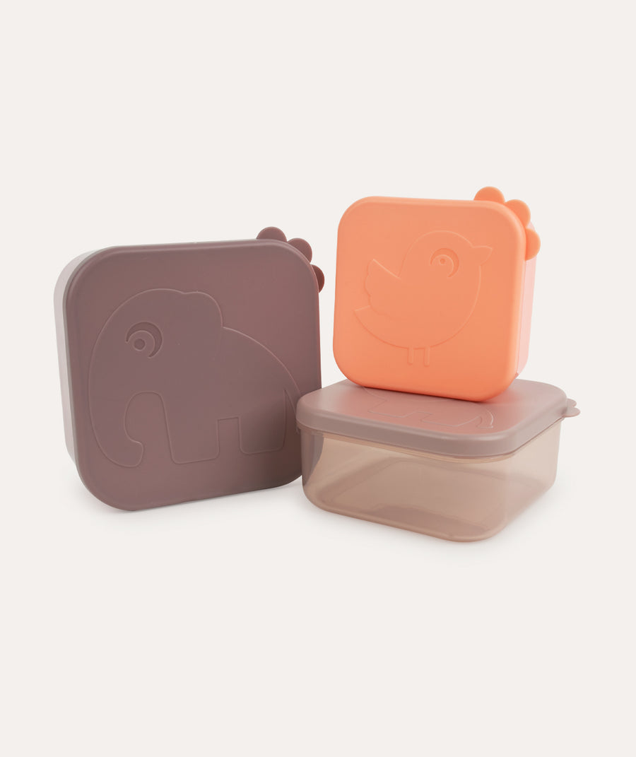 3 Piece Snack Box Set Deer Friends - Powder