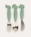 Yummy Plus Easy Grip Cutlery Set - Green