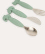 Yummy Plus Easy Grip Cutlery Set - Green