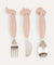 Yummy Plus Easy Grip Cutlery Set: Powder